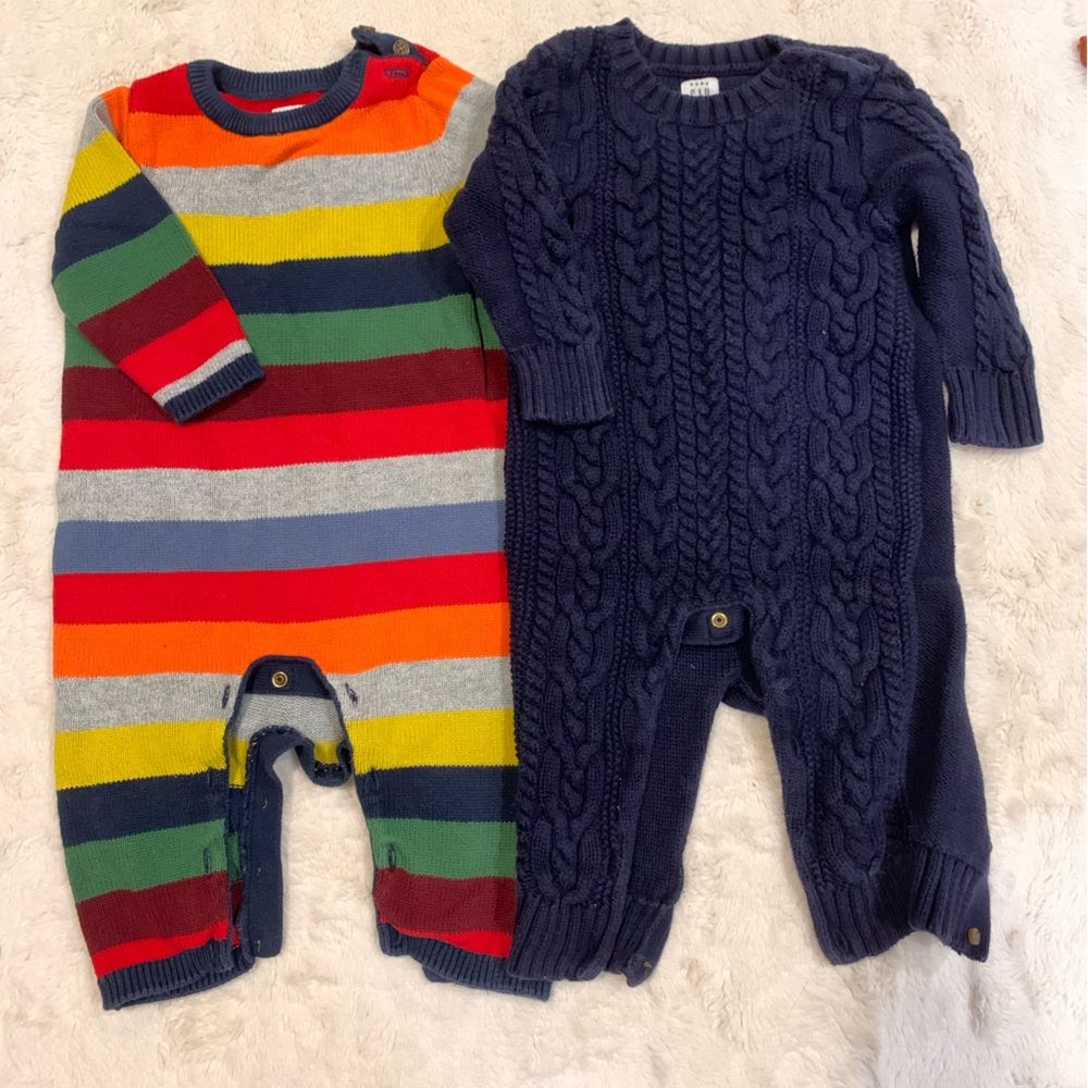 GAP sweater romper set 12 month